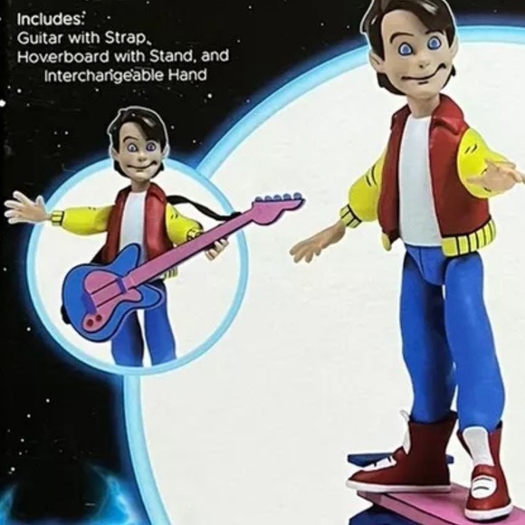 Back to the Future MARTY McFLY Toony Classics 6" Figure NECA Free Shipping - Picture 4 of 5